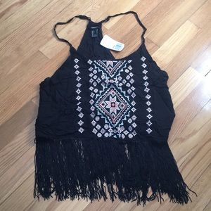 Tank Top with Fringe